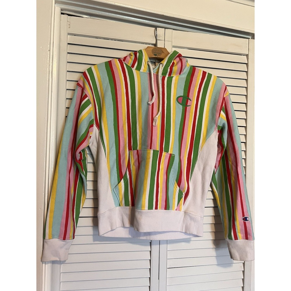 CHAMPION Susan Alexandra Women's Size M Sweater Hoodie Watermelon Reverse Weave